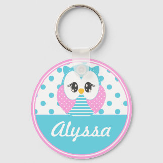 Porte-clés Porte - clé à Customise de hibou large 2