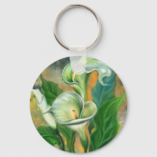 Porte-clés Porte - clé à fleurs Calla Lily (Recto)