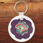 Porte-clés Porte - clé à fleurs déco (Recto)