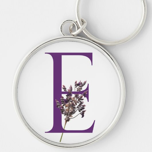 Porte-clés Porte - clé à fleurs Lettre L (Devant)