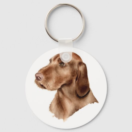 Porte-clés Porte - clé À poils durs Vizsla (Recto)