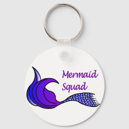 Porte-clés Porte - clé à queue violette de Mermaid Squad (Recto)