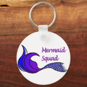 Porte-clés Porte - clé à queue violette de Mermaid Squad (Recto)