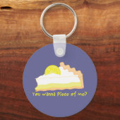 Porte-clés porte - clé à tarte au citron (Recto)