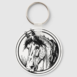 Porte-clés Porte - clé à tête de cheval