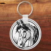 Porte-clés Porte - clé à tête de cheval (Recto)