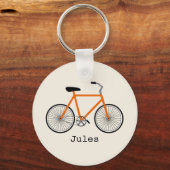 Porte-clés Porte - clé à vélo orange (Recto)