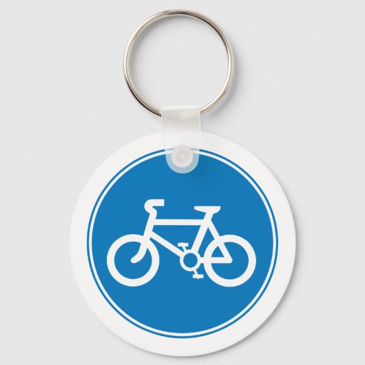 Porte-clés Porte - clé à vélos bleu (Recto)
