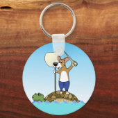 Porte-clés Porte - clé à voile Corgi (Recto)