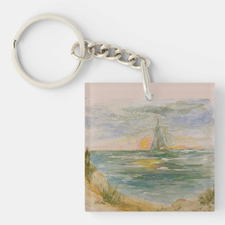 Porte-clés Porte - clé à voile Sunset