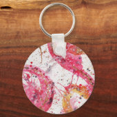 Porte-clés Porte - clé abstrait aquarelle (Recto)