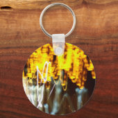 Porte-clés Porte - clé Abstrait de lumières jaunes (Recto)