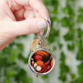 Porte-clés Porte - clé abstrait d'orange (main)