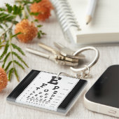 Porte-clés Porte - clé acrylique (Devant Droit)