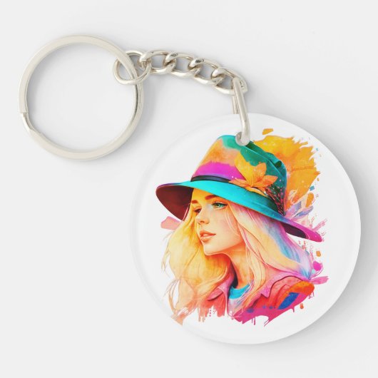 Porte-clés Porte - clé acrylique (Devant)