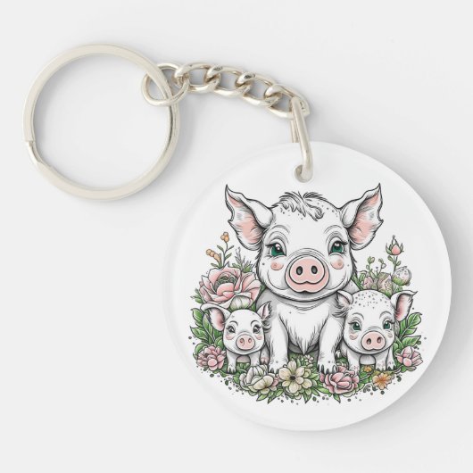 Porte-clés Porte - clé acrylique (Devant)