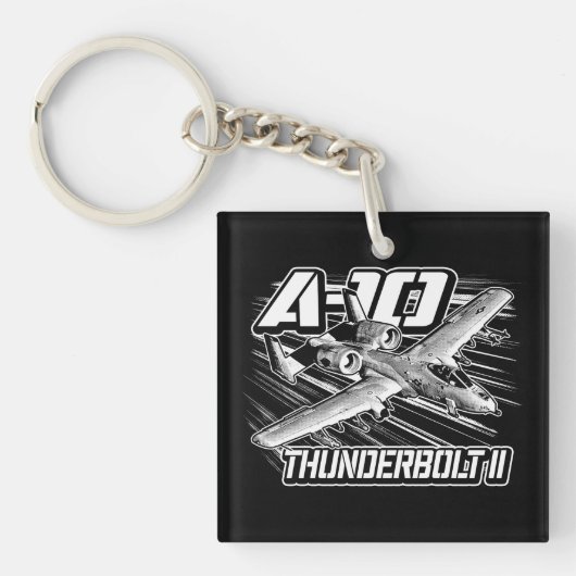 Porte-clés Porte - clé acrylique A-10 Thunderbolt II (Devant)