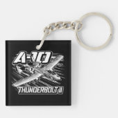 Porte-clés Porte - clé acrylique A-10 Thunderbolt II (Dos)