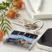 Porte-clés PORTE - CLÉ acrylique à 2 côtés POWERHOUSE (Devant Droit)