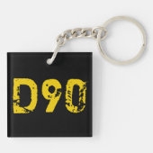 Porte-clés PORTE - CLÉ acrylique à 2 côtés POWERHOUSE (Dos)