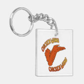 Porte-clés Porte - clé acrylique à aile de poulet (Devant gauche)