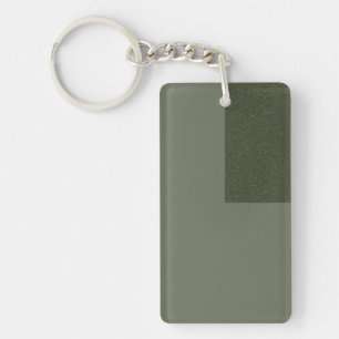 Porte-clés Porte - clé acrylique à base de mousse verte perso