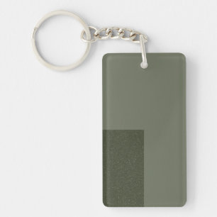 Porte-clés Porte - clé acrylique à bloc vert de mousse person