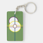 Porte-clés porte - clé acrylique à double face (Dos)