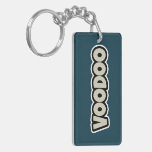 Porte-clés Porte - clé acrylique à jeton Voodoo