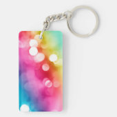 Porte-clés Porte - clé acrylique Abstrait (Dos)
