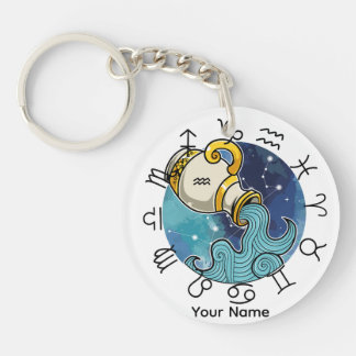 Porte-clés Porte - clé acrylique Aquarius & Gemini