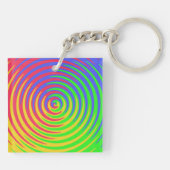 Porte-clés Porte - clé acrylique arc-en-ciel (Dos)
