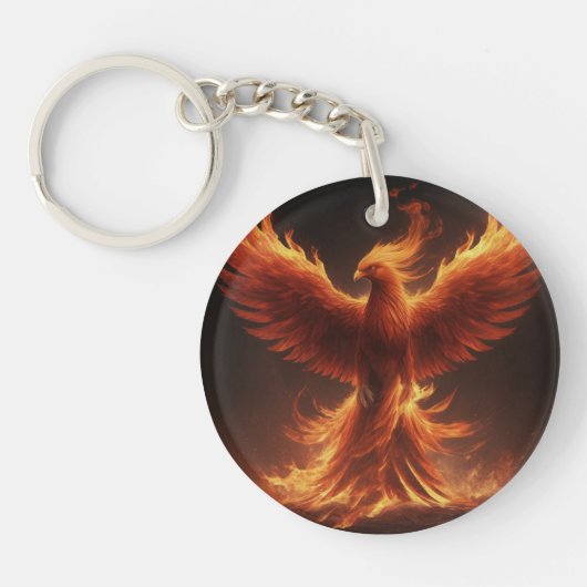 Porte-clés Porte - clé acrylique ascendant Phoenix (Devant)