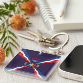 Porte-clés Porte - clé acrylique assyrien (Devant Droit)