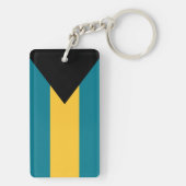 Porte-clés Porte - clé acrylique aux Bahamas (Dos)