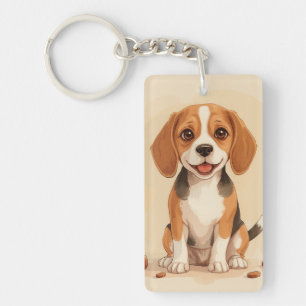 Porte-clés Porte - clé acrylique beagle
