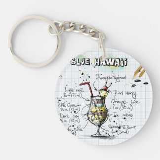 Porte-clés Porte - clé acrylique Blue Hawaii