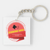 Porte-clés Porte - clé acrylique, Carré (recto-verso) (Dos)