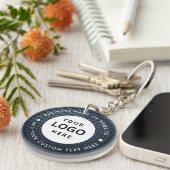 Porte-clés Porte - clé acrylique, Cercle (double face) (Devant droit)