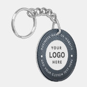 Porte-clés Porte - clé acrylique, Cercle (double face) (Devant gauche)