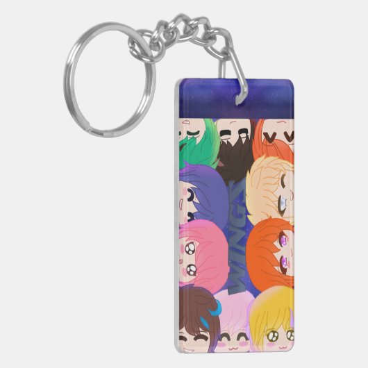 Porte-clés Porte - clé acrylique Chibi Wingz (Devant gauche)