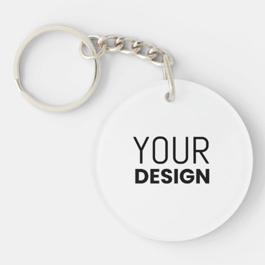 Porte-clés Porte - clé acrylique circulaire (Devant)