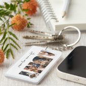 Porte-clés Porte - clé acrylique Collage photo tante (Devant droit)