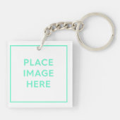 Porte-clés Porte - clé acrylique - Conception cadeau souvenir (Dos)
