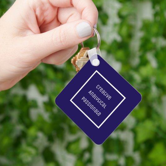 Porte-clés Porte - clé acrylique créatif, analytique, passion (main)