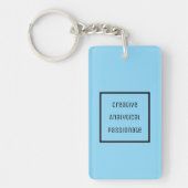 Porte-clés Porte - clé acrylique créatif, analytique, passion (Devant)