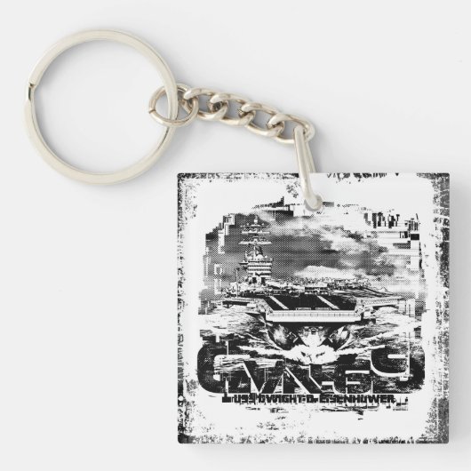 Porte-clés Porte - clé acrylique D.D.Eisenhower (Devant)