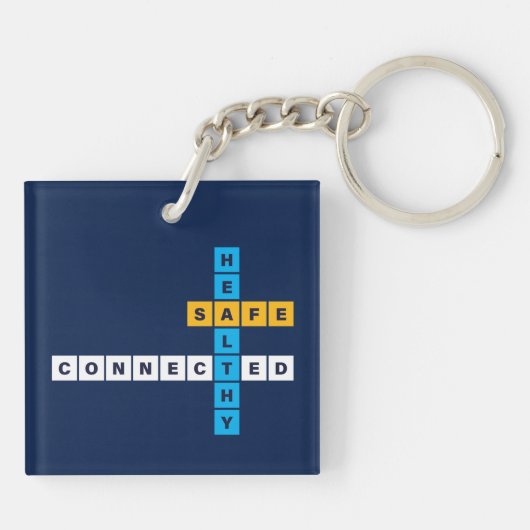 Porte-clés Porte - clé acrylique DCF (Dos)