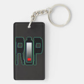 Porte-clés PORTE - CLÉ acrylique de batterie RIP (Dos)