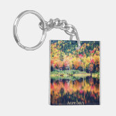 Porte-clés Porte - clé acrylique de beauté d'automne (Devant gauche)